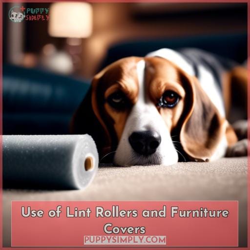 Use of Lint Rollers and Furniture Covers