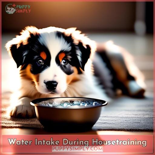 Water Intake During Housetraining