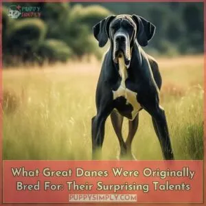 what are great danes bred for