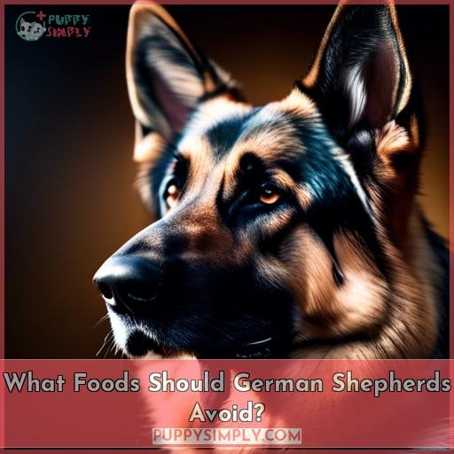 What Foods Should German Shepherds Avoid