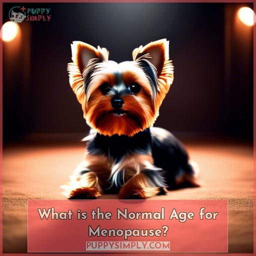 What is the Normal Age for Menopause