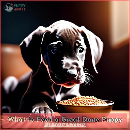 What to Feed a Great Dane Puppy