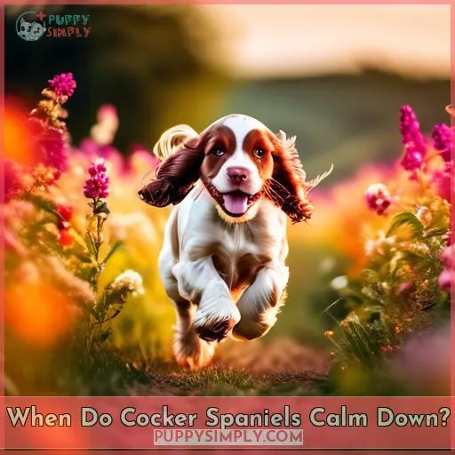 When Do Cocker Spaniels Calm Down