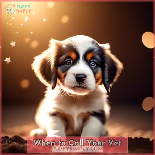 When to Call Your Vet