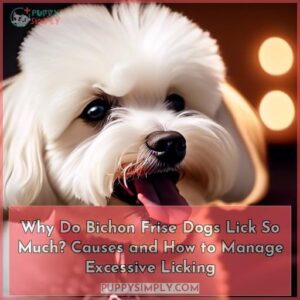 why do bichons lick so much