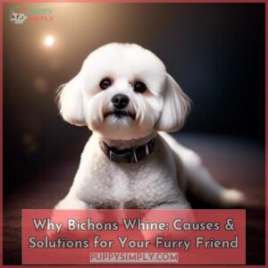 why do bichons whine so much