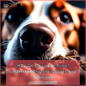 why do dogs eat poop