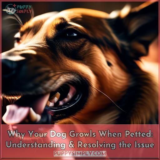 Why Your Dog Growls When Petted Understanding & Resolving the Issue