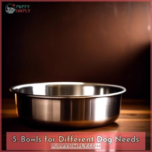 5. Bowls for Different Dog Needs
