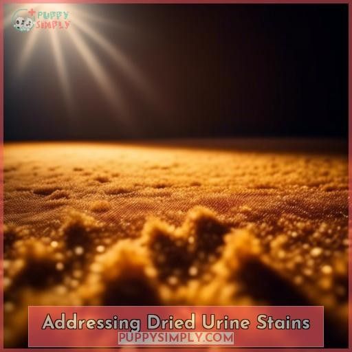 Addressing Dried Urine Stains