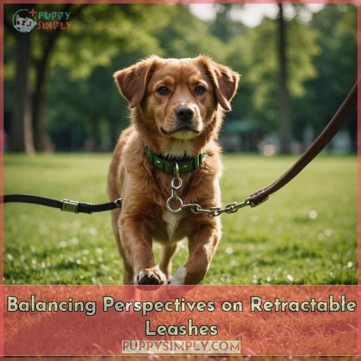 Balancing Perspectives on Retractable Leashes