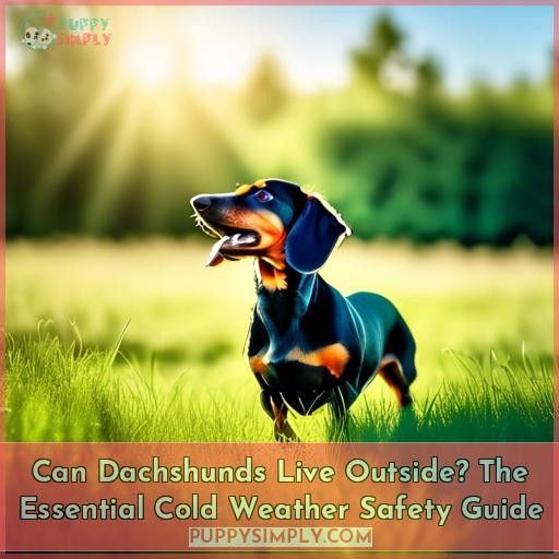 can dachshunds live outside