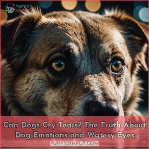 can dogs cry tears