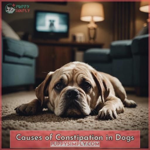 Causes of Constipation in Dogs