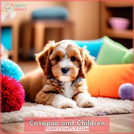 Cavapoo and Children