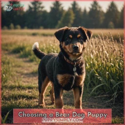 Choosing a Bear Dog Puppy