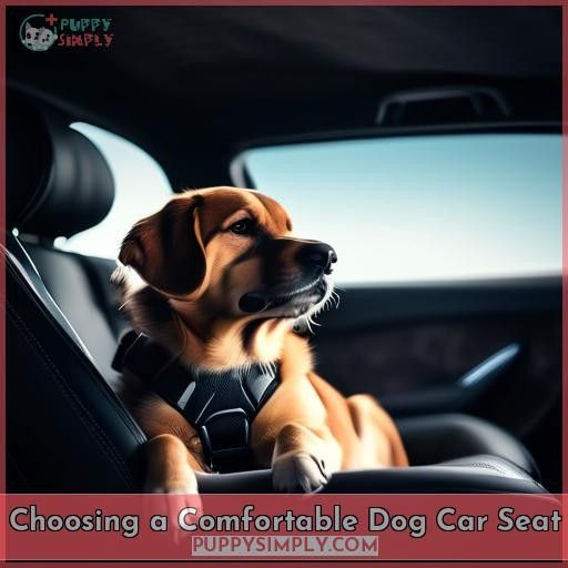 Choosing a Comfortable Dog Car Seat
