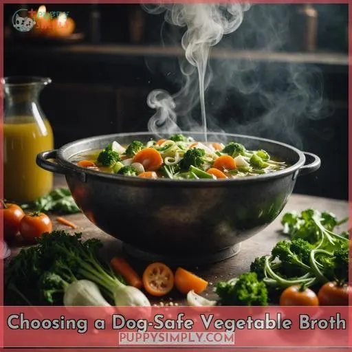 Choosing a Dog-Safe Vegetable Broth