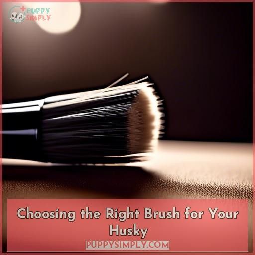 Choosing the Right Brush for Your Husky