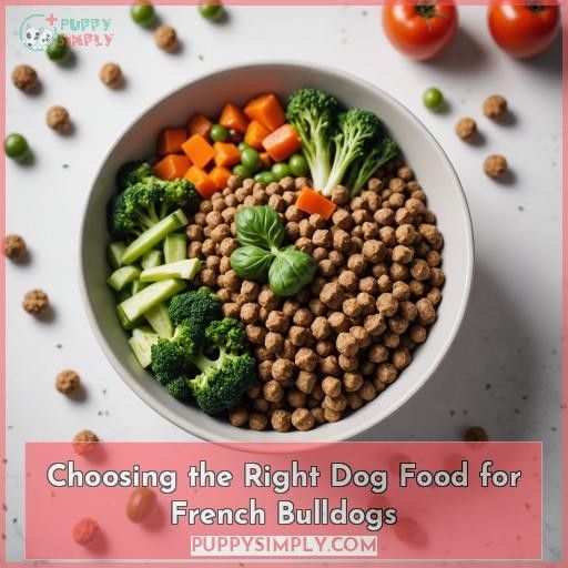 Choosing the Right Dog Food for French Bulldogs