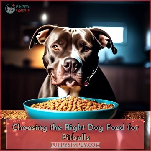 Choosing the Right Dog Food for Pitbulls