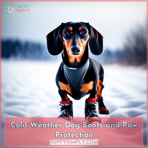 Cold Weather Dog Boots and Paw Protection