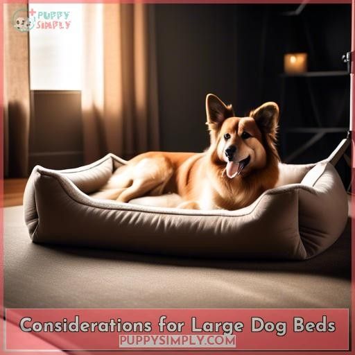 Considerations for Large Dog Beds