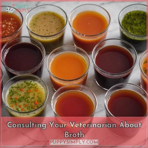 Consulting Your Veterinarian About Broth