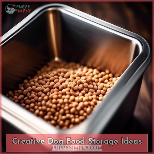 Creative Dog Food Storage Ideas