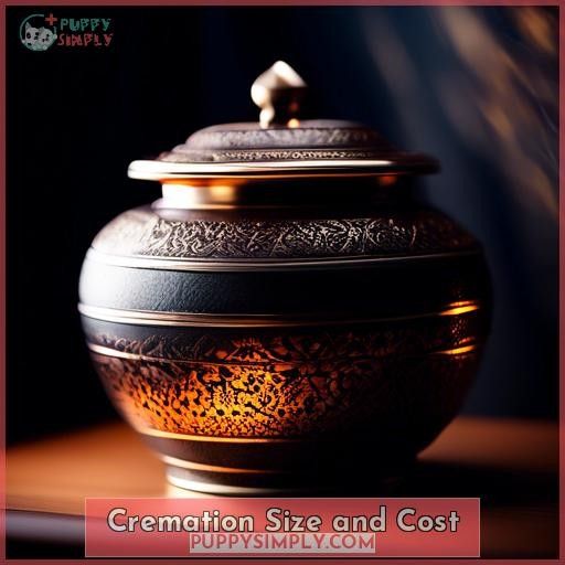 Cremation Size and Cost