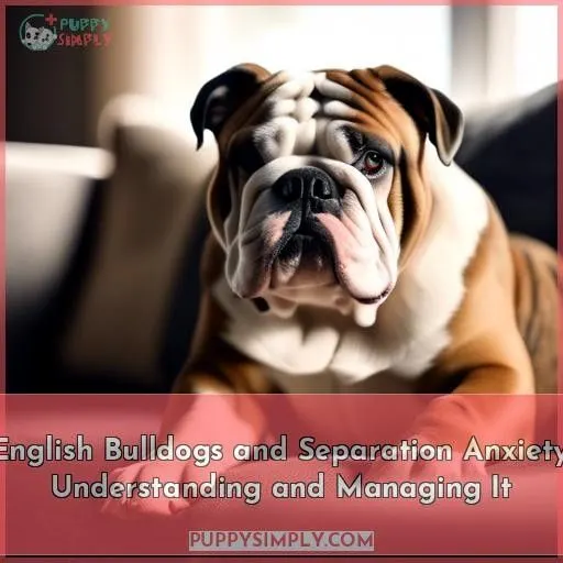 do english bulldogs have separation anxiety