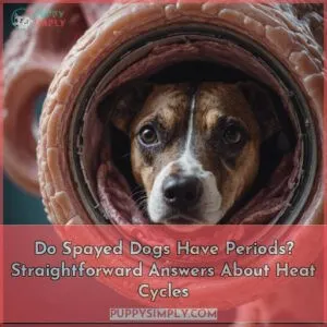 do spayed dogs have periods