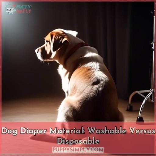 Dog Diaper Material: Washable Versus Disposable