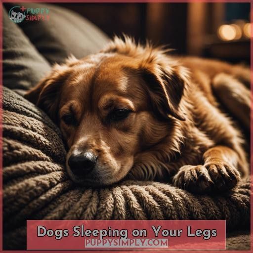 Dogs Sleeping on Your Legs