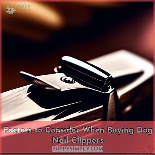 Factors to Consider When Buying Dog Nail Clippers