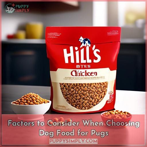 Factors to Consider When Choosing Dog Food for Pugs