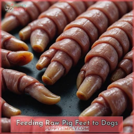 Feeding Raw Pig Feet to Dogs