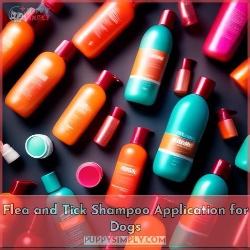 Flea and Tick Shampoo Application for Dogs