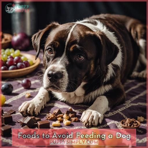 Foods to Avoid Feeding a Dog