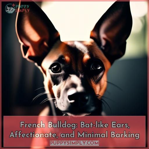 French Bulldog: Bat-like Ears, Affectionate, and Minimal Barking
