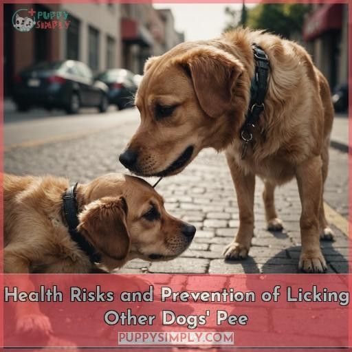Health Risks and Prevention of Licking Other Dogs