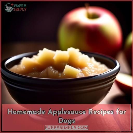 Homemade Applesauce Recipes for Dogs