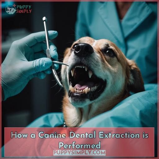 How a Canine Dental Extraction is Performed
