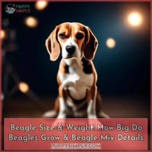 how big do beagles get plus size info for beagle mixes