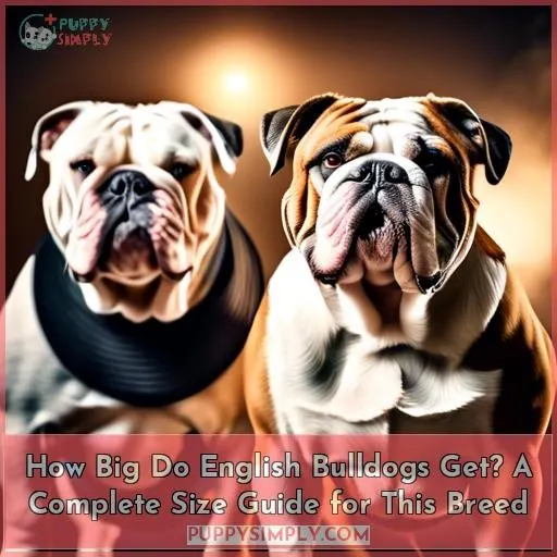 how big do english bulldogs get