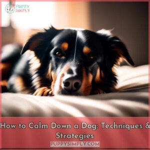 how to calm down a dog