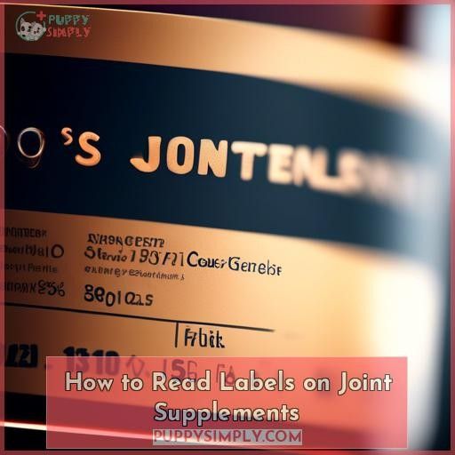 How to Read Labels on Joint Supplements