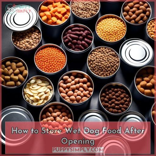 How to Store Wet Dog Food After Opening