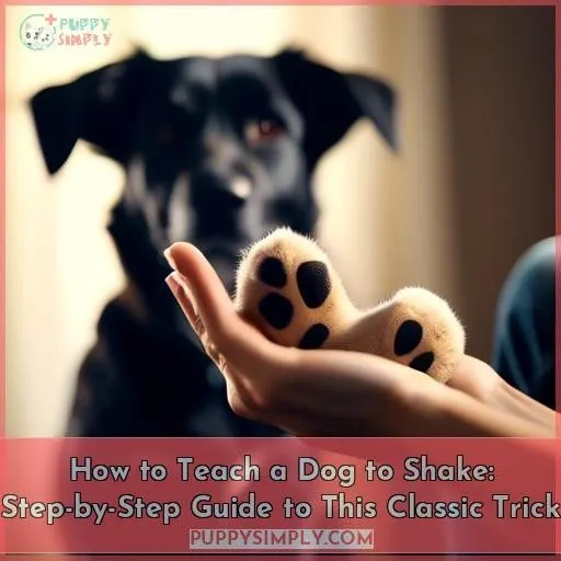 how to teach a dog to shake