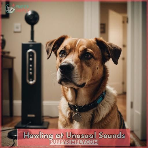Howling at Unusual Sounds